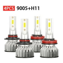 For Toyota Highlander 2011-2019 Combo LED Headlight High Low bulbs,6000K,9005 H11