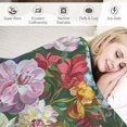 thumbnail image 3 of Pratyus Flowers Vase Folk Art Throw Blanket Gifts for Women Children Soft Cozy Plush Super Soft Blanket for All Seasons 60x80in, 3 of 6