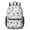 Alien and Rocket, variant on School Bus and Wheels Black Pattern 17" School Backpacks for Teens,Waterproof Oxford Fabric,S-Shape Padded Straps for School,Travel,Hiking,Camping