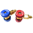 thumbnail image 3 of Freon R134A Auto Car Quick Coupler Connector Brass Adapters Air Conditioning Refrigerant Adjustable Manifold Gauge, 3 of 5