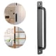 thumbnail image 5 of Tirador de puerta de granero deslizante rústico negro mate, aleación de aluminio, reemplazo de puerta suave para guardarropas, garajes, cobertizos Mejoras Para el Hogar Octpeak  NO, 5 of 7