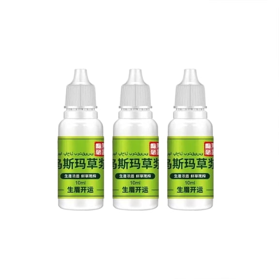 LEHOZIHEQ 3pc10ml Usma Grass Extract Hair Nourishing Liquid Suitable For Hair Eyelashes And Eyebrows
