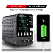 Adjustable DC Power Supply 30V 10A Lab Programmable Memory Function Bench Power Source Voltage Regulator Switch 60V 5A
