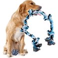 thumbnail image 3 of 1 paquete de correas de algodón natural - Correas interactivas para perros largas y duraderas - Juguetes para razas medianas y grandes, 3 of 5