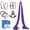 Royal Purple, variant on Aerial Silks Starter Kit - Durable 9 Yards of Aerial Yoga Hammock with Hardware & Guide - Aerial Swing for Acrobatic Flying Yoga & Levels (Aerial Rigging Point Up to 13ft)