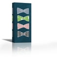 thumbnail image 1 of Bow Ties - Blue - Contemporary Fine Art Giclee on Canvas Gallery Wrap - wall décor - Art painting - 14 x 36 Inch - Ready to Hang, 1 of 2