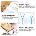 thumbnail image 4 of Oral Cleaner Tpr Light Blue For Tongue Hygiene 2Pcs 6.9x1.2In, 4 of 9