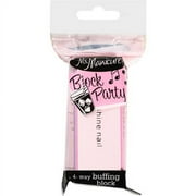 Ms. Manicure Block Party 4-way Nail Buffing Block Single