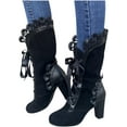 thumbnail image 2 of Women's Ankle Boots |  Lace-Up Boot for Witchy Cosplay & Halloween Costumes, 2 of 7