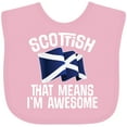 thumbnail image 3 of Inktastic Scottish Pride Scotland Flag Boys or Girls Baby Bib, 3 of 4