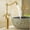 Gold, variant on Bathroom Sink Faucet Vintage, Basin Faucets 360 Degree Swivel Spout Lavatory Sink Faucet, Bathroom Sink Faucet Single Hole Cold and Hot Double Handle Cross High, Gold