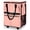 Rose Gold, variant on Reusable Grocery Bag on 5 Wheels, Foldable Rolling Tote Bag with Handle and Zipper Cover, 4 Pockets, Heavy Duty Shopping Cart for Laundry, Market & Trave (Rose Gold, Medium_67L)