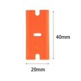 thumbnail image 3 of 2 pcs Scraper for Vitroceramic Glass Plate Scraper with 100 plastic squeegees, for removing labels, glue, paintStickers and decals, 3 of 5
