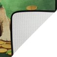 thumbnail image 6 of FREEAMG Happy St. Patrick's Day Bath Curtain Rugs Sets 2 Pcs, Bathroom Theme Set with Shower Curtain and Non-Slip Carpet -12 Hooks-60X72in, 6 of 7