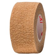 GSPORT Cohesive Bandage Wrap - Medical Tape, Flexible Breathable Cotton Polyflex Rolls for Hand Wrap, Dressing Ankles and Knees - 2.5 CM x 4.5 M (4 Pack)