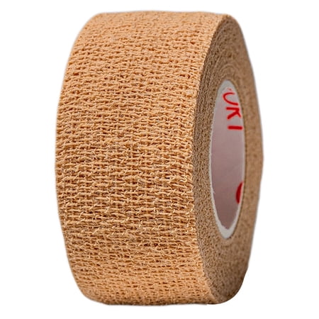 GSPORT Cohesive Bandage Wrap - Medical Tape, Flexible Breathable Cotton Polyflex Rolls for Hand Wrap, Dressing Ankles and Knees - 2.5 CM x 4.5 M (4 Pack)