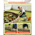 thumbnail image 4 of KFFKFF Imitation Stone Landscape Border 46.8 x 3.9 in Authentic Lawn Border, Adaptable Brick-Like Garden Border with Grounding Pegs, Durable Driveway and Walkway Edging in Beige, Resistant to Fading, 4 of 7