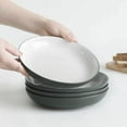 thumbnail image 4 of TGLBT Pasta/Dinner Plate Bowls Set,15 Ounce - Set of 4, Shallow,Gray, 4 of 7