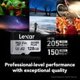 thumbnail image 4 of Lexar LMSSIPL128G-BNANU 128GB Professional Silver Plus microSDXC Card, 205MB/s Read, 150MB/s Write 3 Pack, 4 of 6
