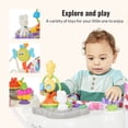 thumbnail image 2 of Dream On Me Zany 2-in-1 Baby Activity Center & Bouncer | 3 Height Positions, 360° Seat, Lights & Music 2 of 12