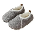 thumbnail image 6 of purcolt Men's Fuzzy Slippers Cozy Comfy Slip-on Slippers Indoor Outdoor Soft Warm Winter Home Shoes with Anti-Skid Sole Gifts for Men Father Dad, 6 of 9
