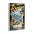 thumbnail image 2 of Stupell Industries Cottage Lemon Tree Overlooking Coast Gray Floating Frame Canvas Art, 21 x 31, by Creative Studio, 2 of 8