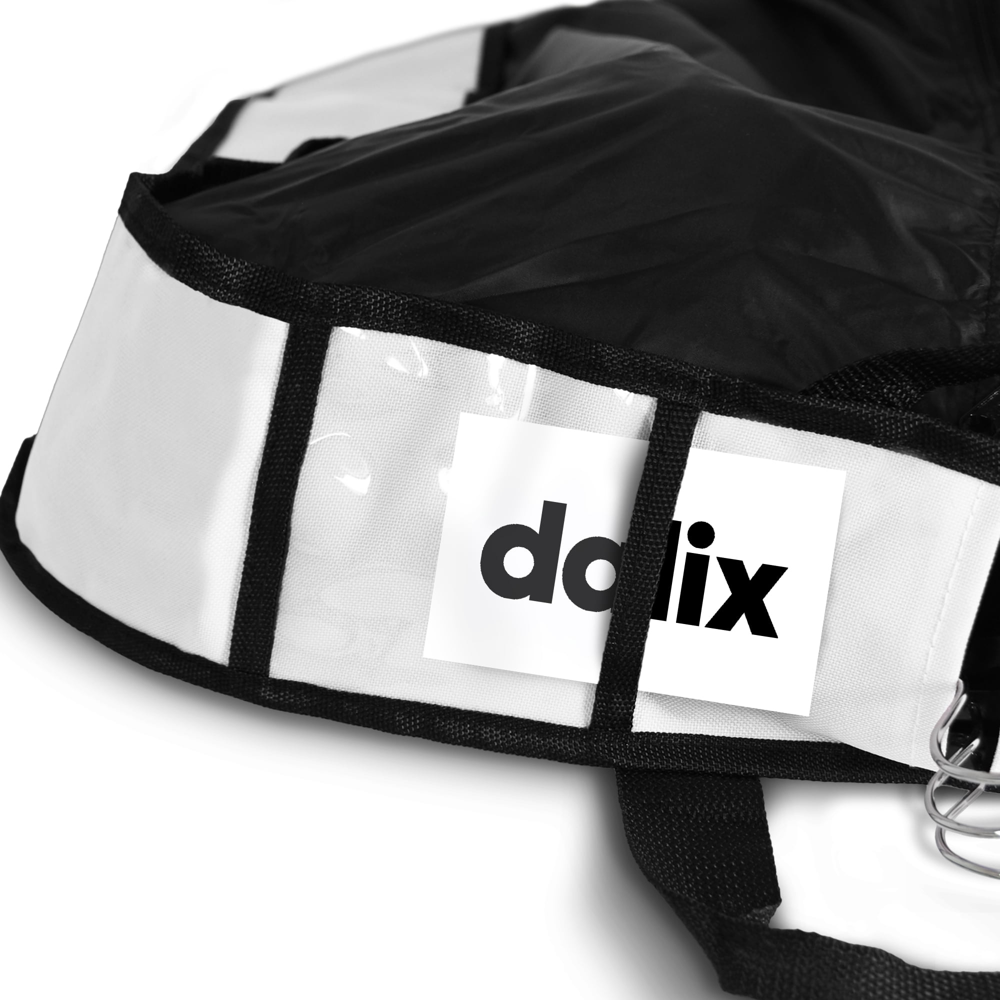 DALIX 60" Professional Garment Bag Cover for Suits Pants and Gowns Dresses (Foldable) White