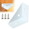 thumbnail image 2 of Triangle Support Bracket, Triangular Corner Bracket Metal Corner Bracket Connector with Screws for Wooden Shelving Furniture | Bookshelf/Bed/Table/Cabinet/Desk, 2 of 9