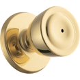 thumbnail image 1 of WEISER Lock GAC331 B3 MS 6LR1 Beverly Privacy Knob, Bright Brass, 1 of 1