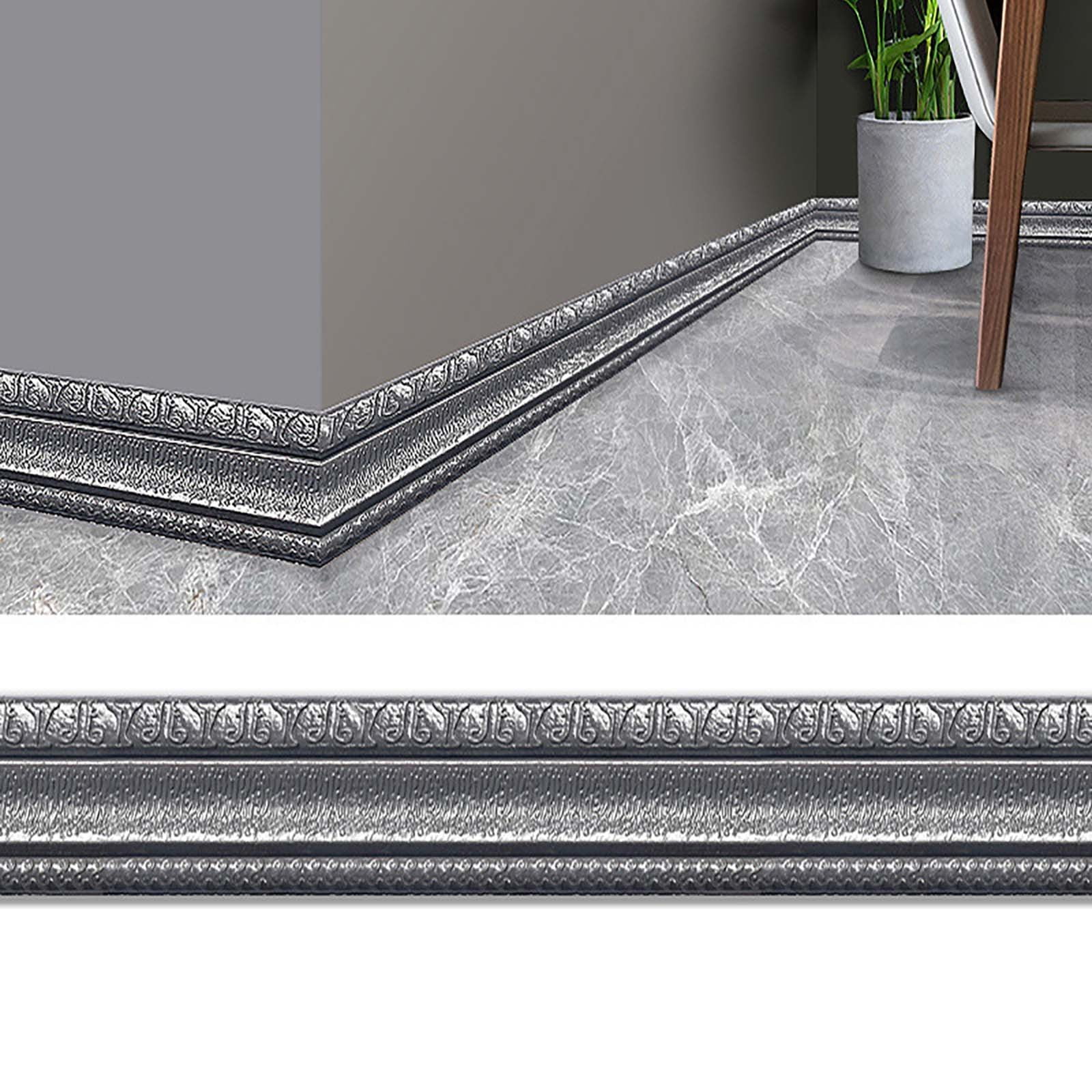 CFS Self Adhesive Wallpaper Floor Tiles Thickened Wear Floor Stickers