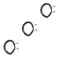 thumbnail image 4 of Guardurnaity Parejas Pulseras Ajustable Negro Mate Rocas Difusor Energía Delicada Mujer Joyería Regalos para Hombres ojo de tigre 3Conjunto, 4 of 6