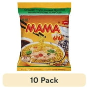 (10 pack) Mama Oriental Style Instant w/Artificial Pork Flavor Noodles, 2.12 oz