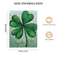 thumbnail image 2 of Awypu Happy St Patricks Day Print, Four Leaf Clover Art Poster Canvas, Good Luck Gift,Irish Print, Shamrock Print, Dining Room Decor, Bedroom Art, Wall Decor Living Room, Art Deco,, 2 of 5