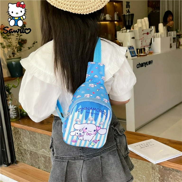 Sanrio Crossbody Bag Cinnamoroll Handbag Children Chest Bag Kuromi Shoulder Messenger Hello Kitty Things Fashion Travel Backpack Walmart