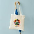 thumbnail image 4 of CafePress - Keep Calm And Make Art Tote Bag - Unisex Canvas Tote Bag, Beige, 1-Piece, 4 of 6