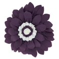 thumbnail image 1 of Saro FT123.V13R Coussin Rond en Feutre 13 Po. avec Rembourrage en Poly, Violet, 1 of 1