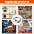 thumbnail image 5 of FOVOLAT Commercial Electric Griddle Countertop Electric Griddle Indoor 1700W Commercial Flat Top Grill Adjustable Temp Control 122-572 Restaurant Home Use kindly, 5 of 9