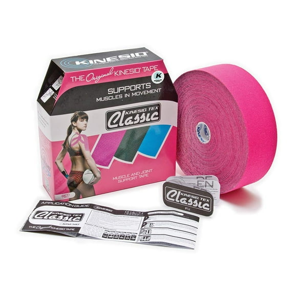 Kinesio Taping - Elastic Therapeutic Athletic Tape Tex Classic - Bulk Roll - Red â 2 in. x 103 ft