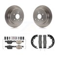 thumbnail image 1 of Transit Auto Rear Disc Rotors Ceramic Pads and Parking Brake Shoes Kit for Car Subaru Crosstrek K8A-108484, 1 of 11