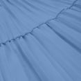 thumbnail image 6 of Lutiedan Girls' Maxi Skirts Tiered Elastic Waist Drawstring Flowy Skirts Ruffle Pleated Casual Summer Long Skirts Size 3-15, 6 of 7