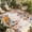 Orange Beige Blue, variant on Orange Blue Fall Outdoor Rug for Patio/Deck/Porch, Non-Slip Large Area Rug 6 x 9 Ft, Retro Thanksgiving Pumpkins Botanical Indoor Outdoor Rugs Washable Area Rugs, Reversible Camping Rug Carpet Runner