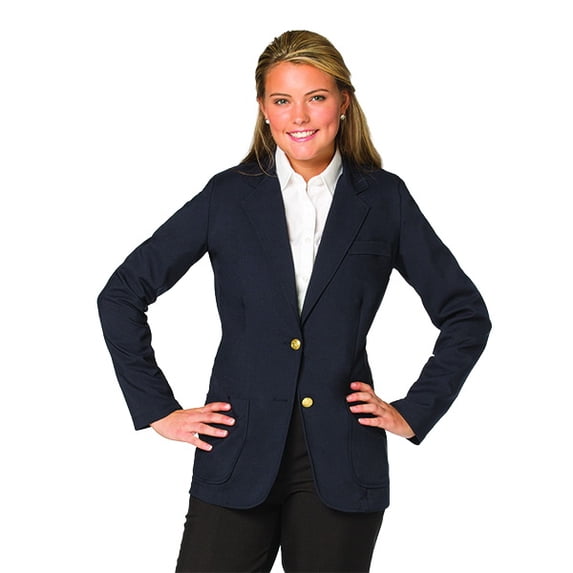 Executive Apparel 2011 Women's Jet Unlined Polyester Blazer-Black-3XL