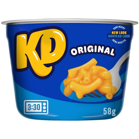 Bols-goûters de macaroni et fromage Kraft Dinner Original 58g