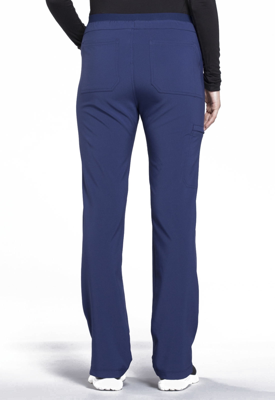 flexwitme バック yokosquad jellyyabashi Cherokee iFlex Scrubs Pant for Women Mid Rise Tapered Leg