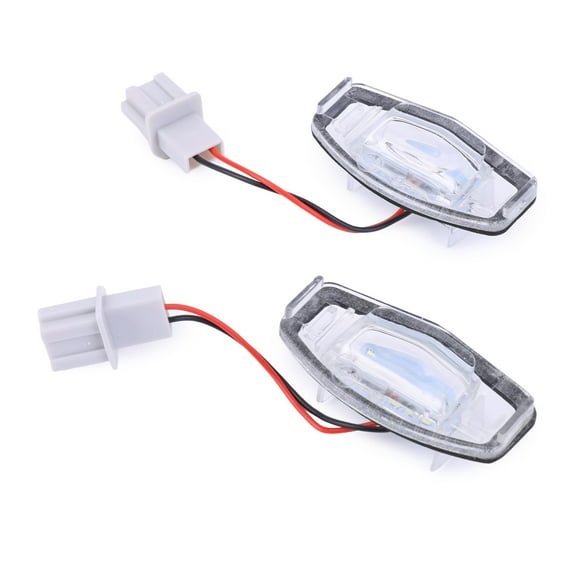 Zcargel LED License Plate Light Lamp Assembly White 6000K, Replace OE 34100S0A013 34104S0A013, Compatible for Acura RL 1999-2007, TL, TSX, MDX, ILX, RDX & for Honda Accord, Civic, Pilot, Odyssey
