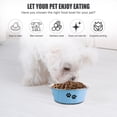 thumbnail image 3 of 2 Pcs Stainless Steel Dog Bowls, Nonslip Rubber Bottom Insulated Dog Bowls for Medium Small Breed Dogs, Blue, 3 of 12