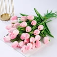 thumbnail image 5 of 10 Pcs Fake Tulips Artificial Flowers Real Touch PU Faux Flowers Tulip Stems for Wedding Spring Bouquet Floral Arrangement Home Party Office Decorations for Mother's Day, 5 of 8