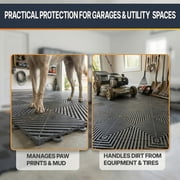 FlooringInc Nitro Garage Floor Tiles, Vented Pattern, Interlocking, 12x12, 1 pack, 1 sq/ft
