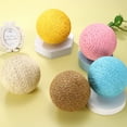 thumbnail image 5 of Uxcell Cat Toy Ball, Interactive Natural Cat Scratching Balls Sisal Cat Ball Toy ( Sisal, 3.9Inch, Pink ) for Kittens Pet Enrichment Training Play Indoor Exercise Fun, 5 of 6