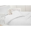 American Baby Company Heavenly Soft Minky Dot Chenille Toddler Bedding Set, White, 4 Piece, for Boys and Girls